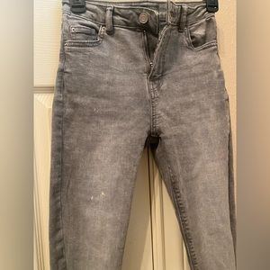 Zara light grey skinny jean